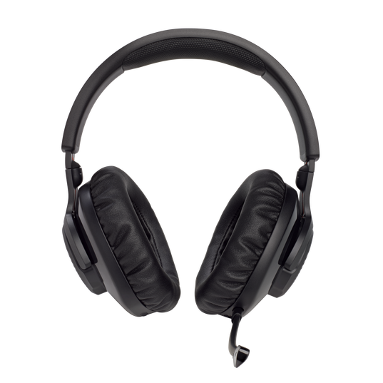 JBL Quantum 350 Wireless - Black - Wireless PC gaming headset with detachable boom mic - Front